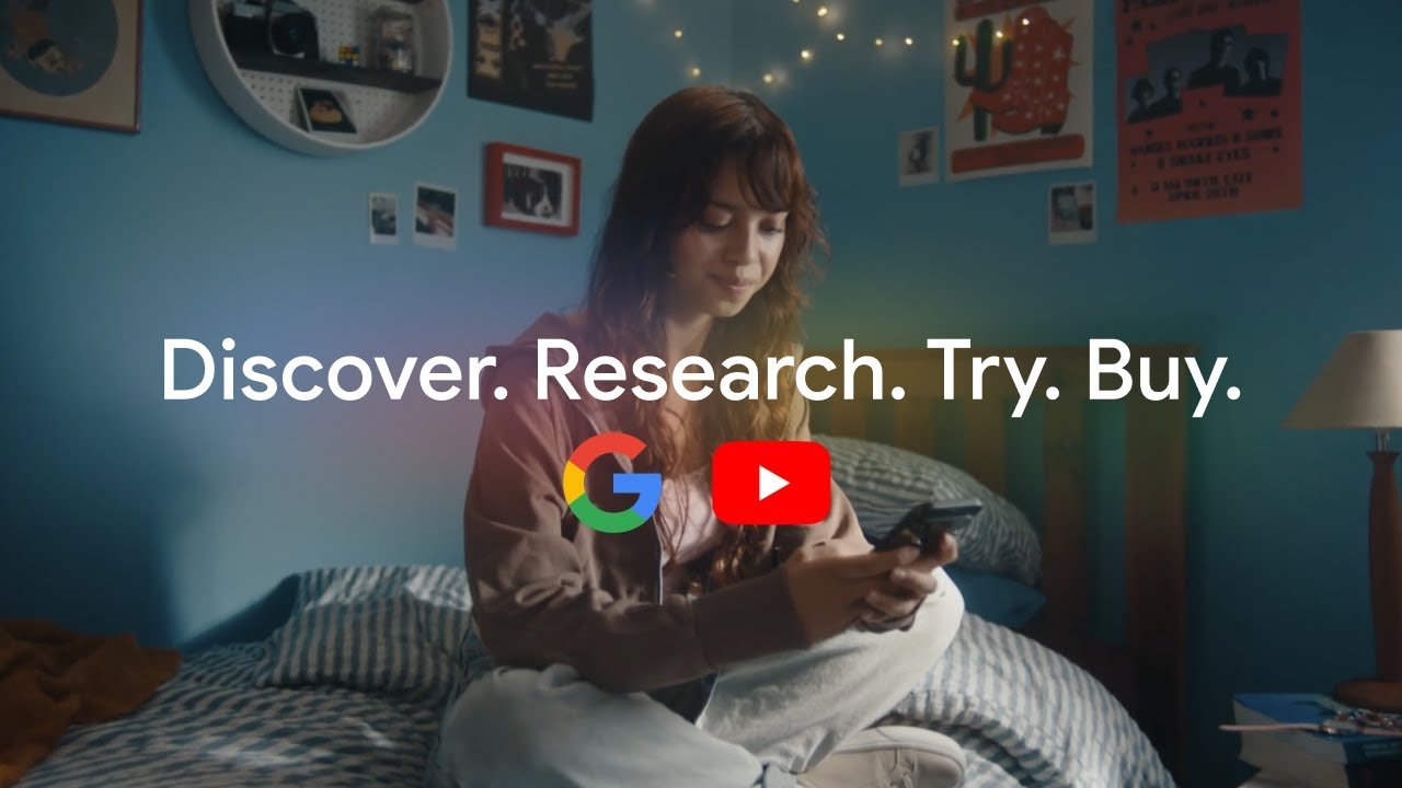 Google vaizdo įrašas „Discovering & Shopping Made Easy with Google AI“